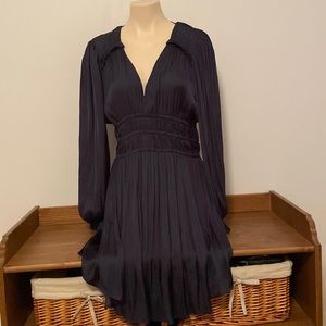 Maje Navy Blue Mid Length Dress Size 42
